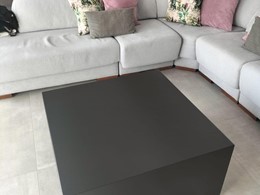 mesa de hierro lacado